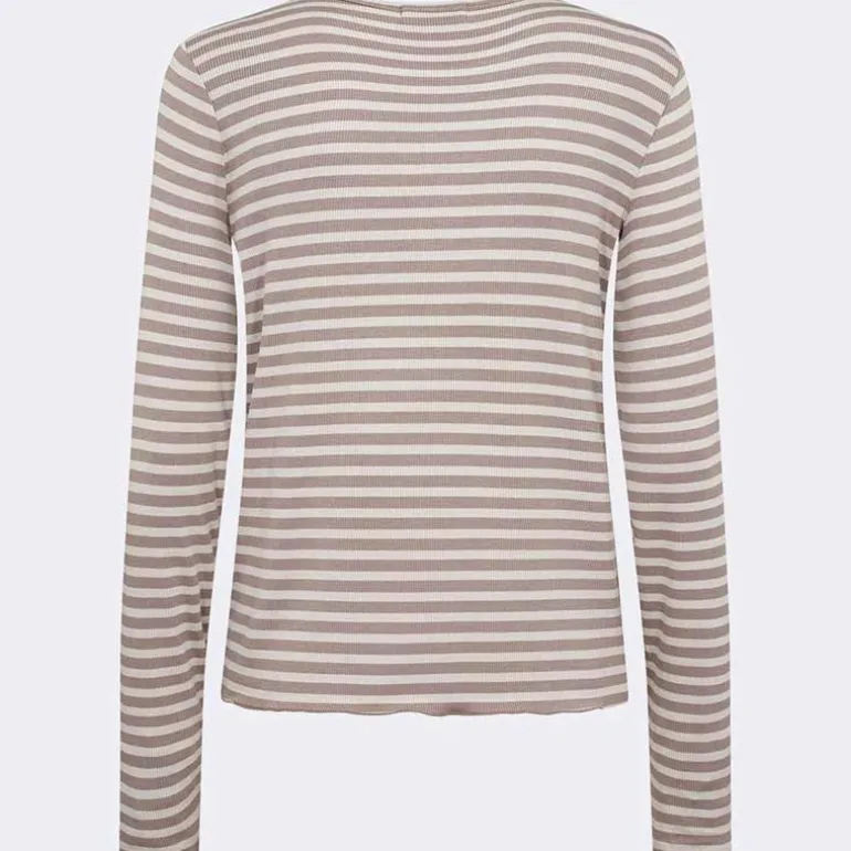 Levete Room LR-Ika 11 T-Shirt Jersey Taupe