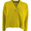 M. Wiesneck Lina Wool Cardigan Honey Sun