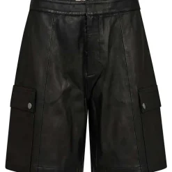Mos Mosh MMAnne Leather Shorts Black