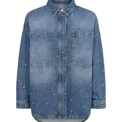 Mos Mosh MMEmme Marine Shirt Mid Blue