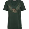 Mos Mosh MMFaye O-SS Tee Dark Pine