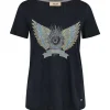 Mos Mosh MMGethi Deco Tee Salute Navy