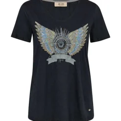 Mos Mosh MMGethi Deco Tee Salute Navy