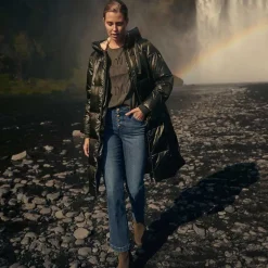 Mos Mosh MMNova Metallic Down Jacket Forest Night