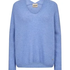 Mos Mosh MMThora V-Neck Knit Hydrangea