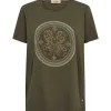 Mos Mosh MMZano O-SS Embroidery Tee Sea Turtle
