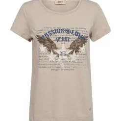 Mos Mosh MMZibby O-SS Tee Feather Gray