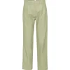 MUNDERINGSKOMPAGNIET IRIS LEATHER PANTS LYSEGRØN