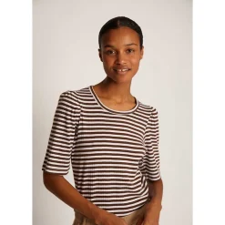 Munthe Jikolaz S/S T-Shirt Mocca