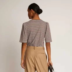 Munthe Jikolaz S/S T-Shirt Mocca