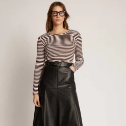 Munthe Jote L/S T-Shirt Mocca