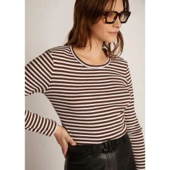 Munthe Jote L/S T-Shirt Mocca