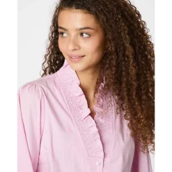 Neo Noir Brielle Stripe Shirt Light Pink