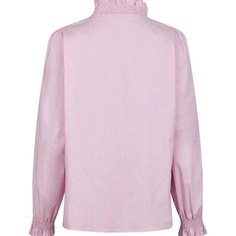 Neo Noir Brielle Stripe Shirt Light Pink