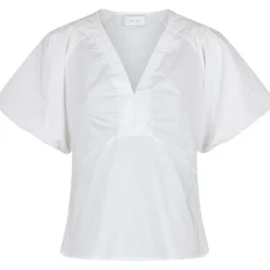 Neo Noir Irina Poplin Blouse White