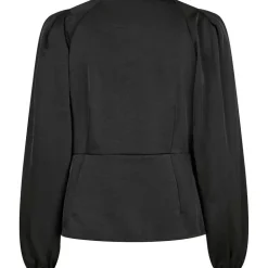 Neo Noir Istana Heavy Sateen Blouse Black
