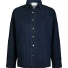 Neo Noir Lash Denim Shirt Dark Blue