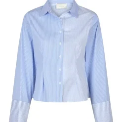 Neo Noir Rosa Mix Stripe Shirt Light Blue