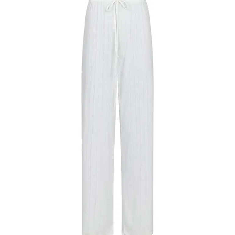 Neo Noir Serafine Pointelle Pants Hvid