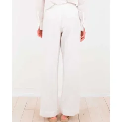 NEO NOIR SONAR LINEN PANTS HVID