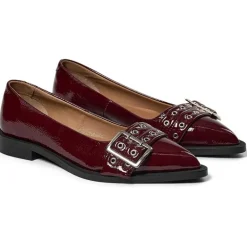 Pavement 23185 Saso Low Loafers Varnish Bordeaux