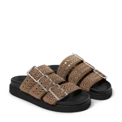 Pavement Joan Suede Sandals Brun