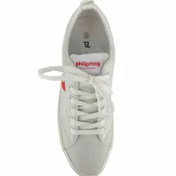 PHILIP HOG ANDREA RECYCLED SNEAKERS OFF WHITE