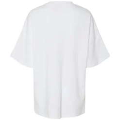 Pieces PCAuna SS Oversize Tee D2D Bright White