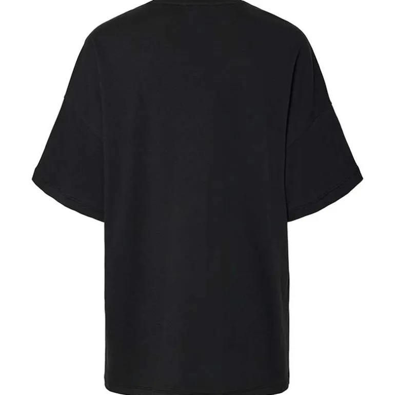 Pieces PCAuna SS Oversize Tee D2D Black