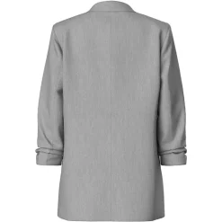Pieces PCBosella 3/4 Blazer Noos Light Grey Melange