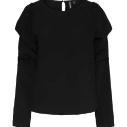 PIECES PCDORITA LS TOP D2D SORT