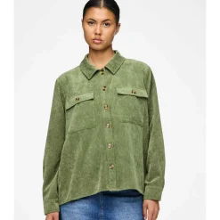 Pieces PCEffi LS Shirt Noos Olivine