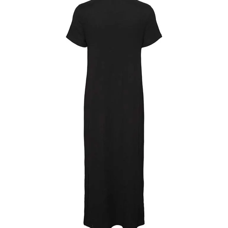 Pieces PCMeggi SS Loose Midi Dress Sort
