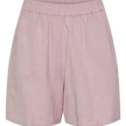 Pieces PCMilano HW Shorts Lyserød