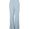 Pieces PCMilano HW Wide Pant D2D PB Lyseblå