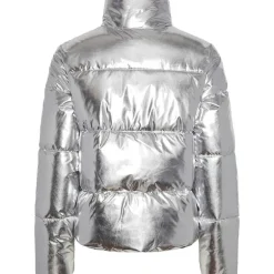 Pieces PCNamie Puffer Jacket Silver