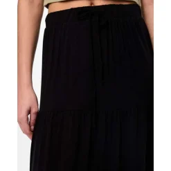 Pieces PCNeora HW Ankle Skirt SA BC Sort