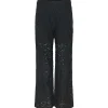 Pieces PCRanessa HW Straight Lace Pants JRS Black