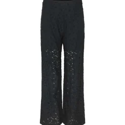 Pieces PCRanessa HW Straight Lace Pants JRS Black