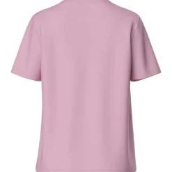 Pieces PCRia SS Solid Tee Noos Roseate Spoonbill