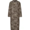 Pieces PCSavannah LS Long Leo Coat Black Leo