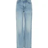 Pieces PCSelma HW Wide Jeans Noos Light Blue Denim