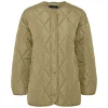 Pieces PCStella Quilted Jacket Noos Mermaid