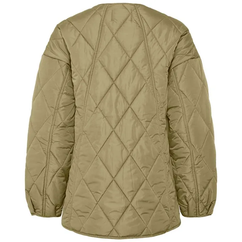 Pieces PCStella Quilted Jacket Noos Mermaid