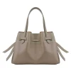 Pourchet Paris 20032 Blossom Medium Bag Taupe