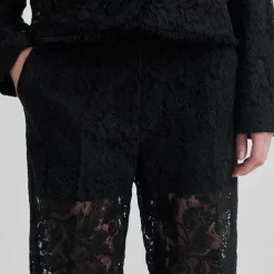 Second Female Border Trousers Black