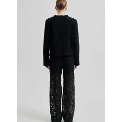 Second Female Border Trousers Black
