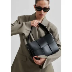 Second Female Leabra Leather Bag Black