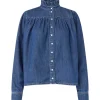 Second Female Mina Denim Shirt Blue Denim