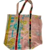 WAUW Unique Kantha Tote Bag No. 06 Mix Print
